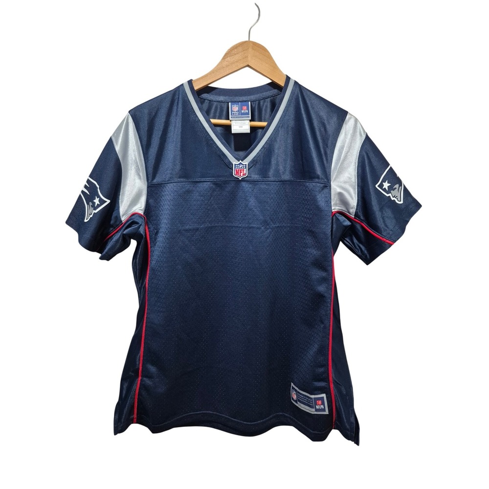 NFL New England Patriots Pro Line Blank Jersey Football Sportswear Womens Medium